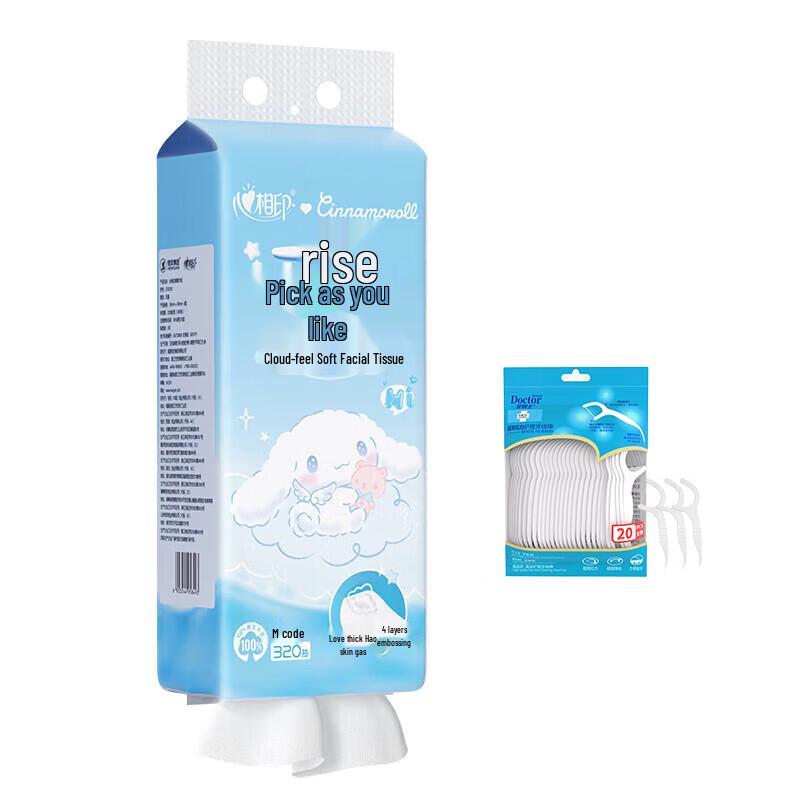 Dr. Tooth Floss Sticks & Hengan Hanging Tissues Bundle