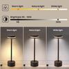 Modern Rechargeable Cordless Table Lamp Touch Small Night Light LED Desk Light  for Reading Bedroom Dining Nightstand Home Decor