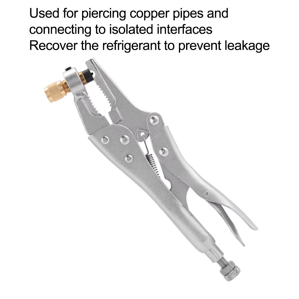 Nástroj na propichování potrubí Kleště na odsávání chladiva AC Pro servis HVAC Slitina Konstrukční ocel Slitinová konstrukce Pro klimatizační systémy