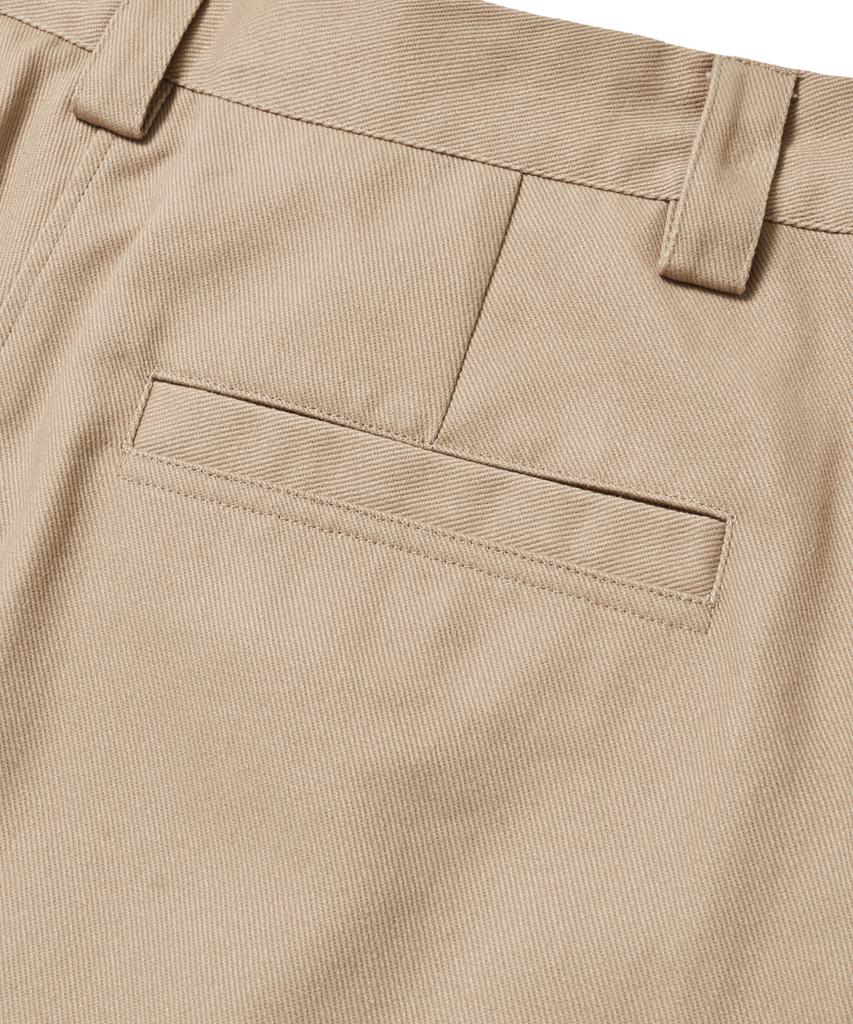 LXT Wide High-Density Cotton Chino Pants [Beige]