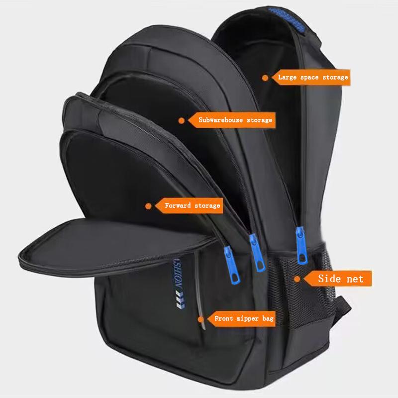 Uniwersalny plecak szkolny - w stylu japońskim, Duża pojemność, Jednokolorowy, Plecak na dwa ramiona dla dziewcząt, Plecak na laptopa