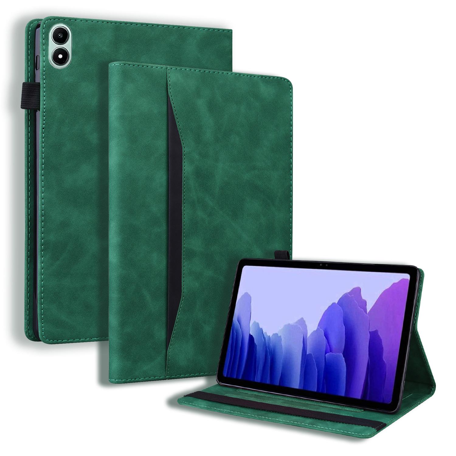 

Чехол для Infinix Xpad 20 из ПУ кожи, защитная обложка-фолио для планшета с держателем для карт Green