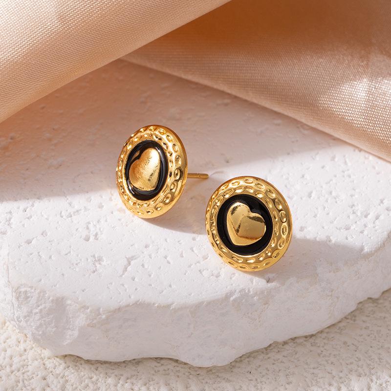 Moon Drop Minimalist Oil Earrings - Elegant, High-End Design for Women
