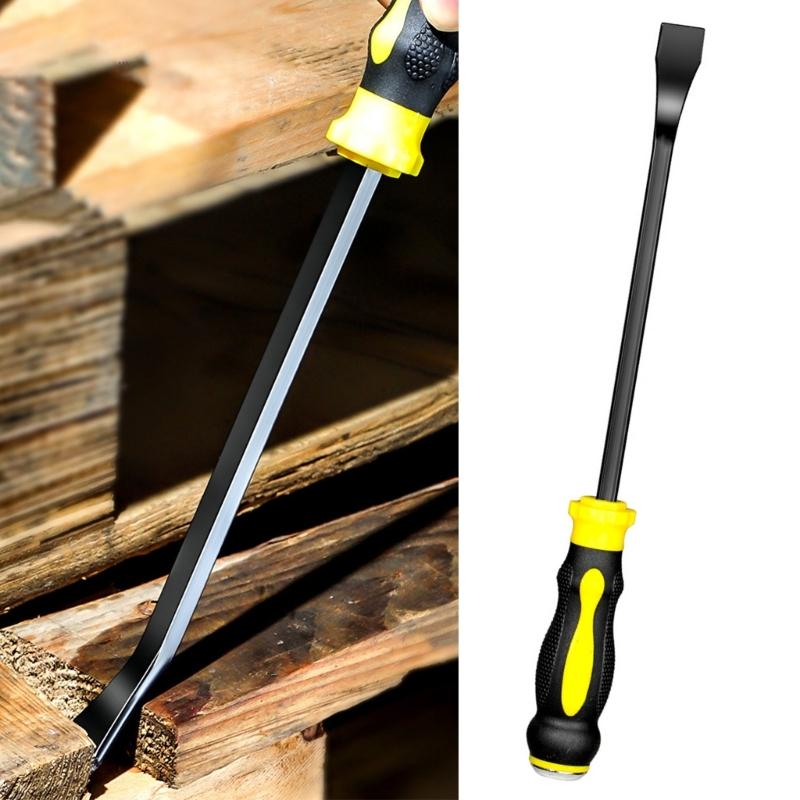 Lightweight Multipurpose Demolition Bar Pry Tool For Tire Removal Door Installation Professional Use With Antislip Grip