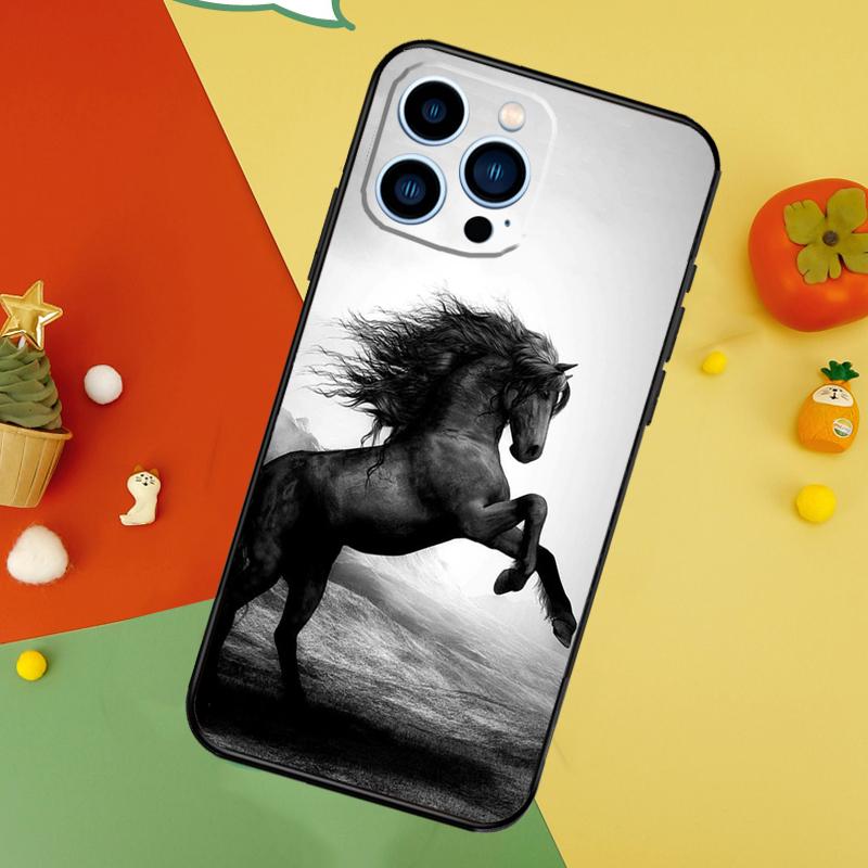 Horses Running Phone Case For iPhone 17 Pro Max 16 14 13 12 11 15 Pro Max Plus 12 13 Mini 16e 17 Air Cover