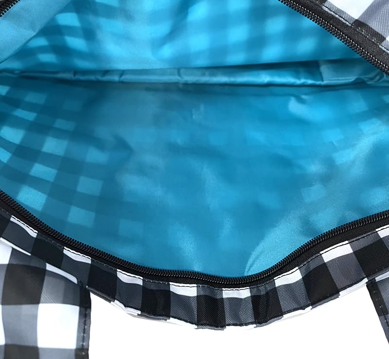 Hannah Hula Folding Sub BagGingham Black