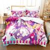 Anime Muse Dash Game Bedding Set Duvet Cover Bed Set Quilt Cover Pillowcase Comforter King Queen Size Boys Adult Bedding Set