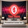 Custom Name Text Tapestry Middlesbrough FC Personalized Polyester Wall Tapestry For Bedroom And Room