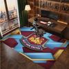 West Ham United Football Print Crystal Velvet Rug, Comfortable Water Absorbent Non Slip Indoor Floor Carpet