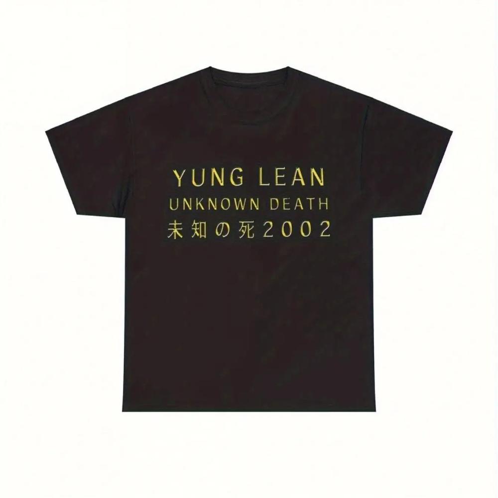 Yung Lean Unknown Death 2002 Album Tour Merch TShirt Unisexs Womens Collectible Music Tee with Iconic S
