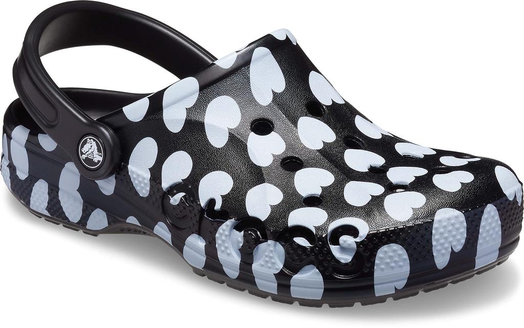 Crocs Unisex Baya Seasonal Printed Clog 28cm Sandals, Black/White,
