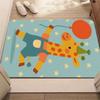 Cute Cartoon Animal Pattern Kids Rug Carpet Home Decoration Non Slip Floor Mat Elephant Giraffe Playroom Nursery Welcome Mat