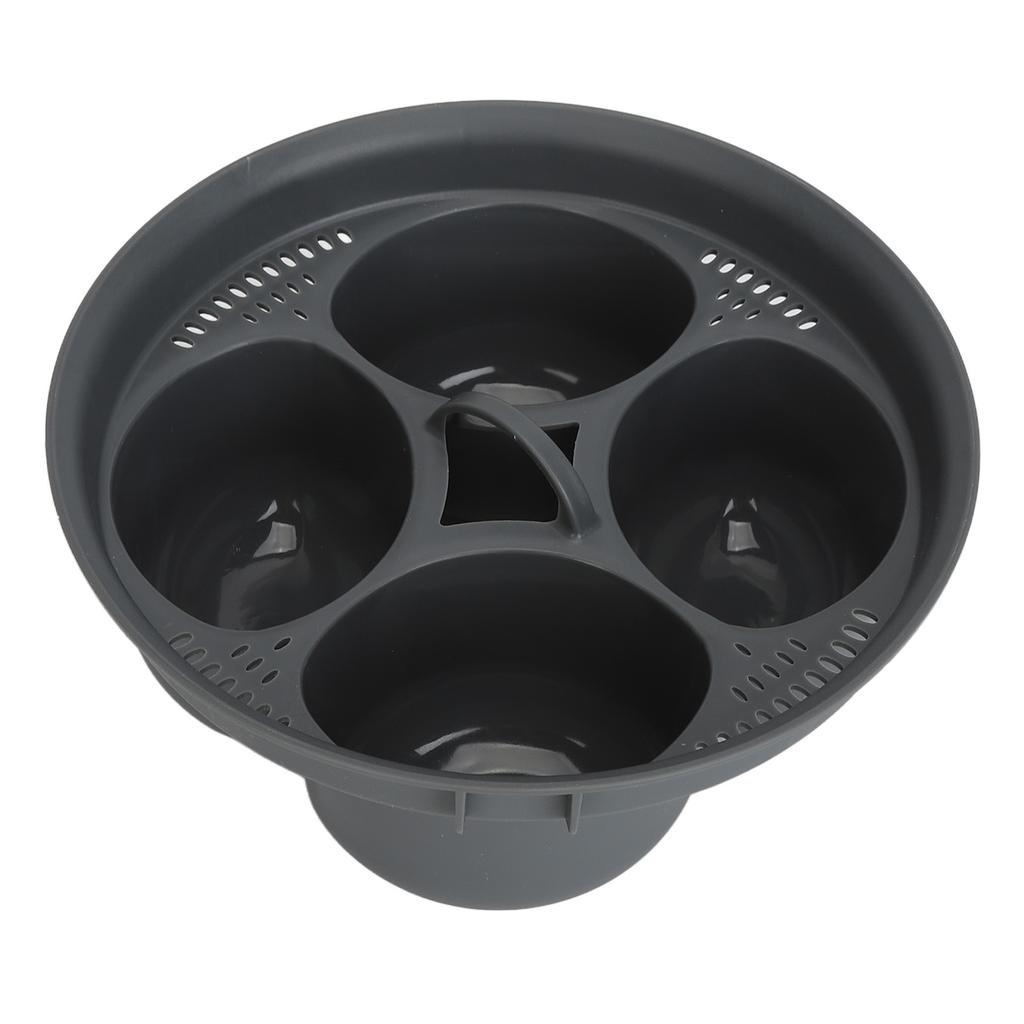 Nonstick 4 Egg Poacher Insert Even Heat Distribution Safe Egg Poacher Accessory for Frying Pans