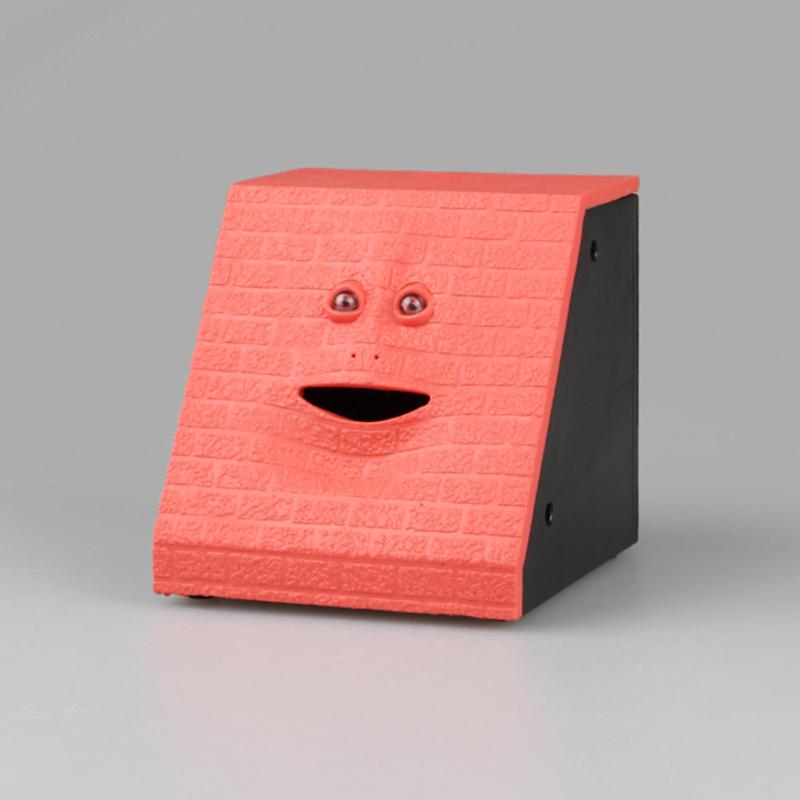 Buy Face Coin Bank Money Eating Coin Box Battery Powered Monkey Saving