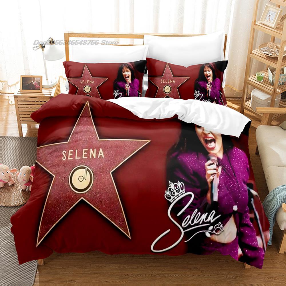 Selena Quintanilla Bedding Set Single Twin Full Queen King Size Bed Set Teenager Bedroom Sheet Set Print New
