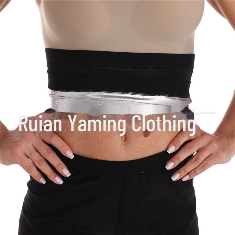 

Женский спортивный пояс-сауна - корректирующий пот для йоги и фитнеса XXL/3XL серебряный