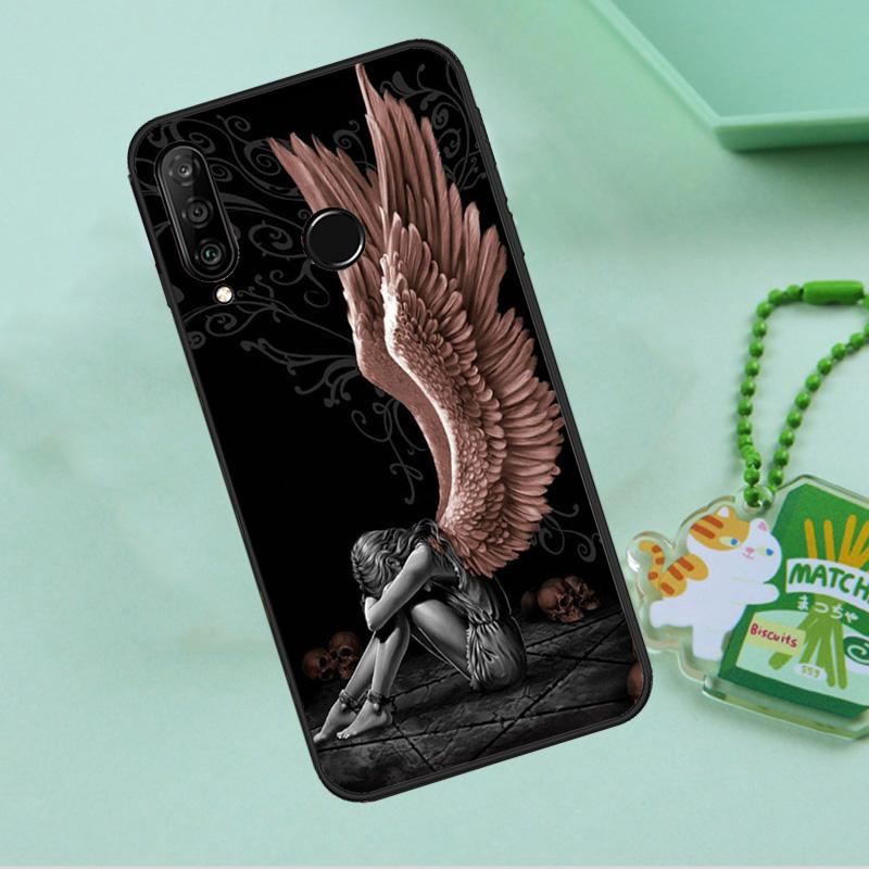Fantasy Angel Girl Wings For Huawei Nova Y90 Y70 Y60 Y61 Y91 Y72 9 10 SE 12i 12s 11i 5T P60 Pro P20 P30 P40 Lite Case