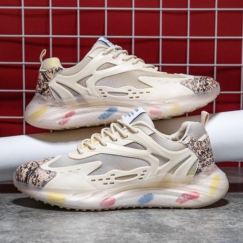 

Dad shoes autumn new fashion mesh heightening men s sports shoes youth breathable running shoes men s shoes 44