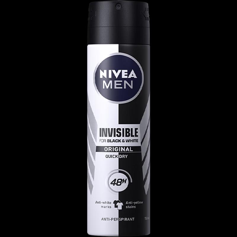 NIVEA Men s Black & White Invisible Antiperspirant Spray