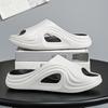 Summertime Mens Slide Shoes Eva Soft Plush Comfort Slides Indoor Outside Sandal Shoes Beach Men Daily Wear Shoes Garden Shoes Male House Slide Shoes