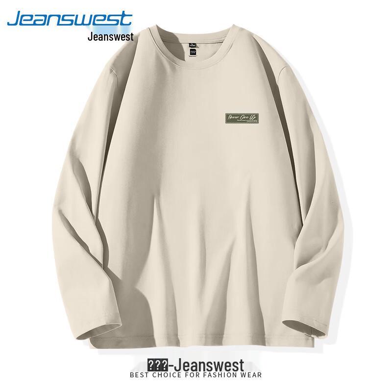 Jeanswest Men's Long-Sleeve Cotton T-Shirt