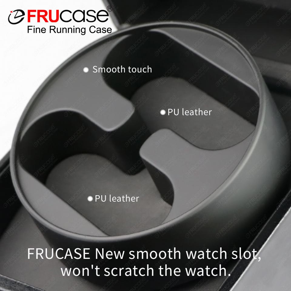 [2 Rotation Modes] FRUCASE PU Watch Winder for Automatic Watches Watch Box 1-0 / 2-0