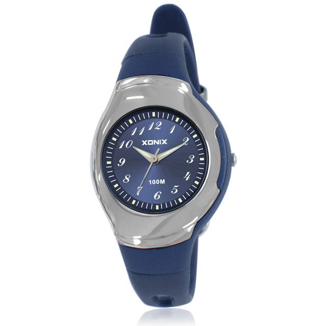 XONIX NEUE Einfachheit Marke Sport Quarz Armbanduhren Wasserdicht 100m Montre Femme Schwimmen Tauchen Damen Mädchen Studenten Uhr WH