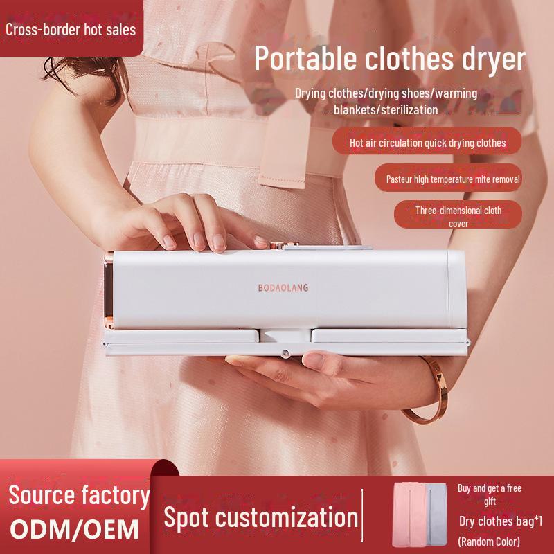 

Portable Cross-Border Household Clothes Dryer: Small, Sterilizing Dormitory Air Dryer China - Dryer + Drying Bag розовый