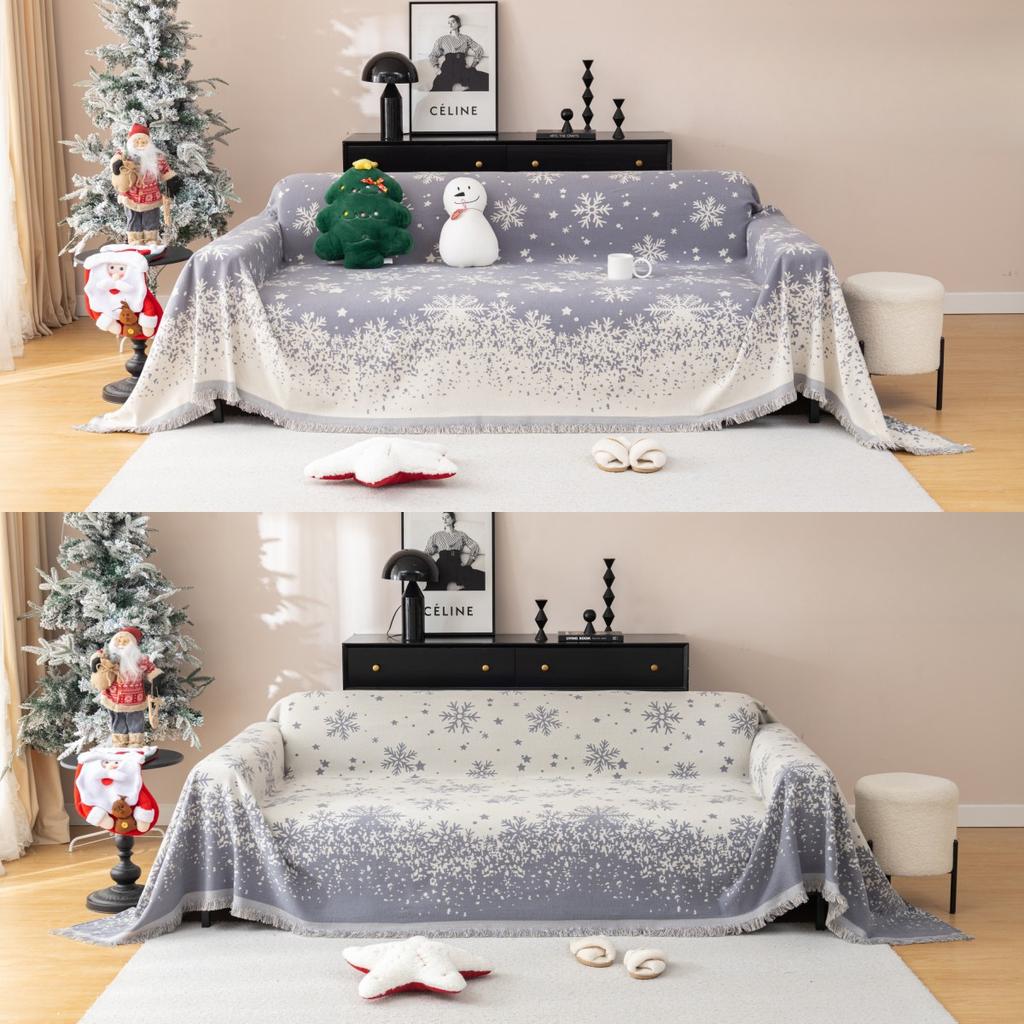 Christmas New Sofa Cover Towel Four Seasons Universal Full Covered Non-Slip Sofa Cover Fashion Festive Full Wrapping Blanket