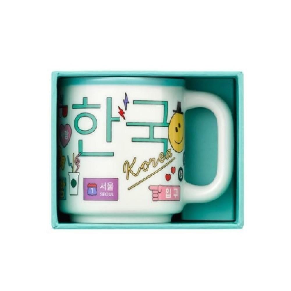 [Starbucks Korea] Korea Limited Hangeul Color-Changing Mug & BTS V-Cup Holder Set (Seoul Cafe Collection)/ Xion Mug Collection