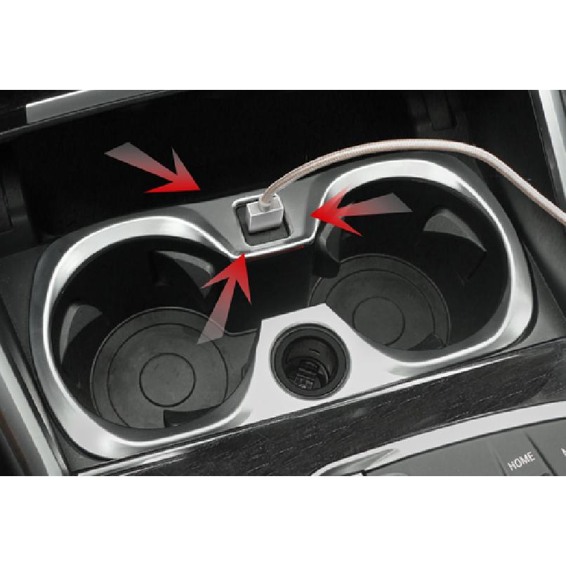 For BMW 3-Series G20 -22 Matte Silver Gear Water Cup Holder Frame Cover Trim