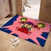 Dr S-Slump ANIMATION Floor Mat Soft Flannel Rug Non-Slip Absorbent Mat For Bathroom Bedroom Home Decor