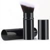 Portable Retractable Makeup Brush - Multifunctional, Dustproof, Blush & Powder Beauty Tool.