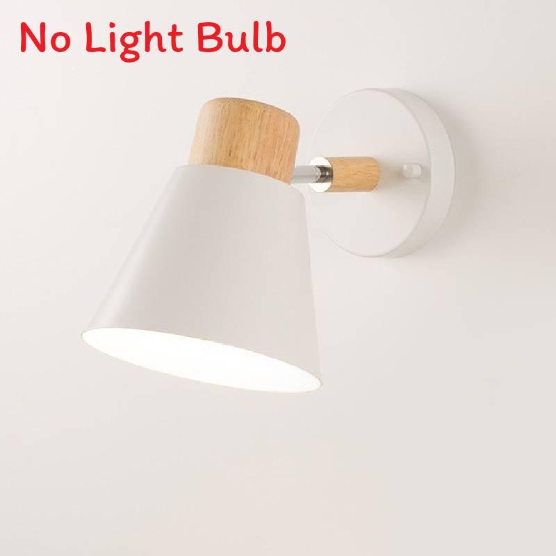 Modern Nordic Iron Wall Lamp With Led Warm Light For Bedroom And Living Room Decor