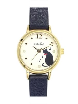 [Folgen] catmint Cat Pearl Uhr H01421S-1 NV Damen Blau