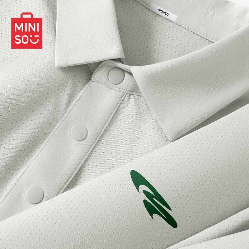 MINISO Men's Short Sleeve Polo Shirt