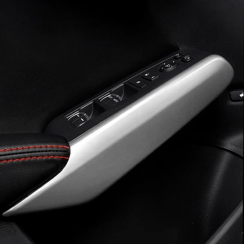 For Honda Civic 11th Gen   ABS  window lift switch cover side Door Armrest Panel Trim Covers Interior  Accessories