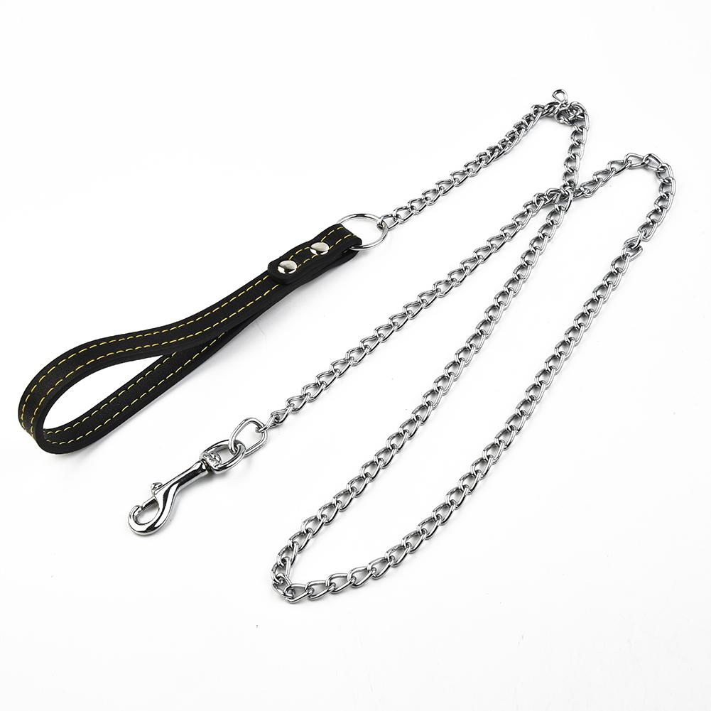 High Quality Dog Leash Part Practical Replacement Strong Control Access Components Leash With Leather Style Handle