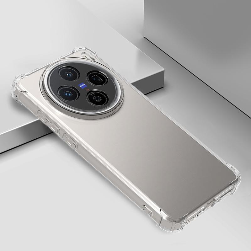 Suitable for VIVO IQOO Z11Turbo four-corner anti-drop mobile phone case IQOO 15 transparent anti-yellow TPU soft case