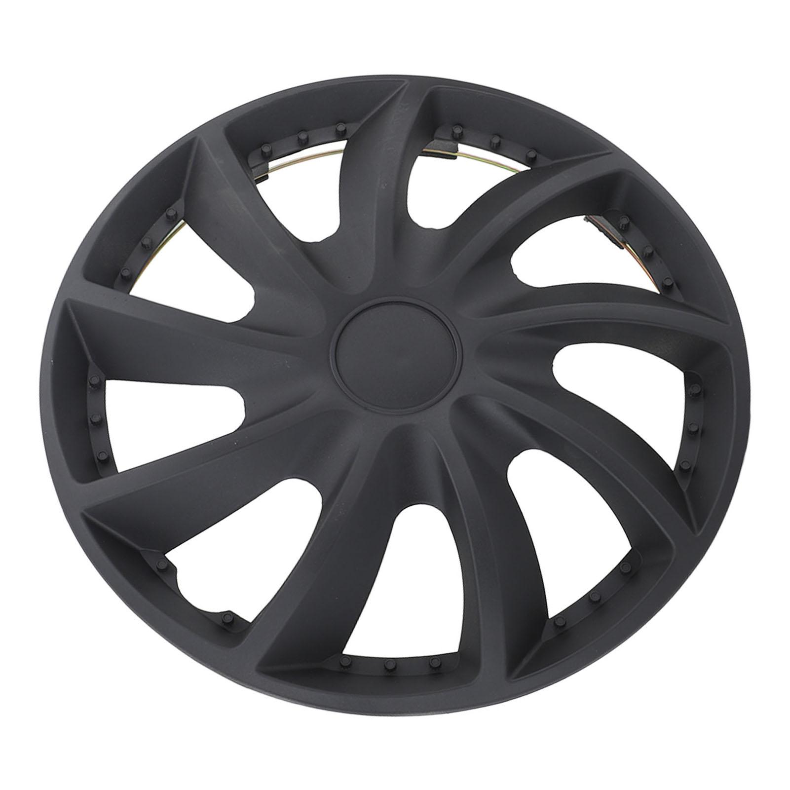 4 STKS 15 inch Wielnaaf Zwart Vol Krasbestendig Geschikt voor Auto's Vrachtwagens
