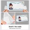 First Grade Student Desk Name Card - Double-Sided Table Setting Sign