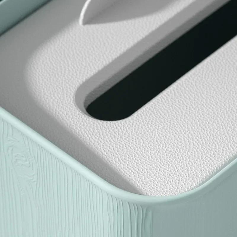 Tissue Storage Box Living Room Desktop Storage Multi-function Storage Box