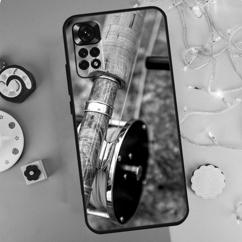 Funda Estuche para Caña de Pescar Para Xiaomi Redmi Note 14 Pro 9 10 11 12 13 9S 10S 11S 12S Redmi 14C 10C 12C 13C Cubierta