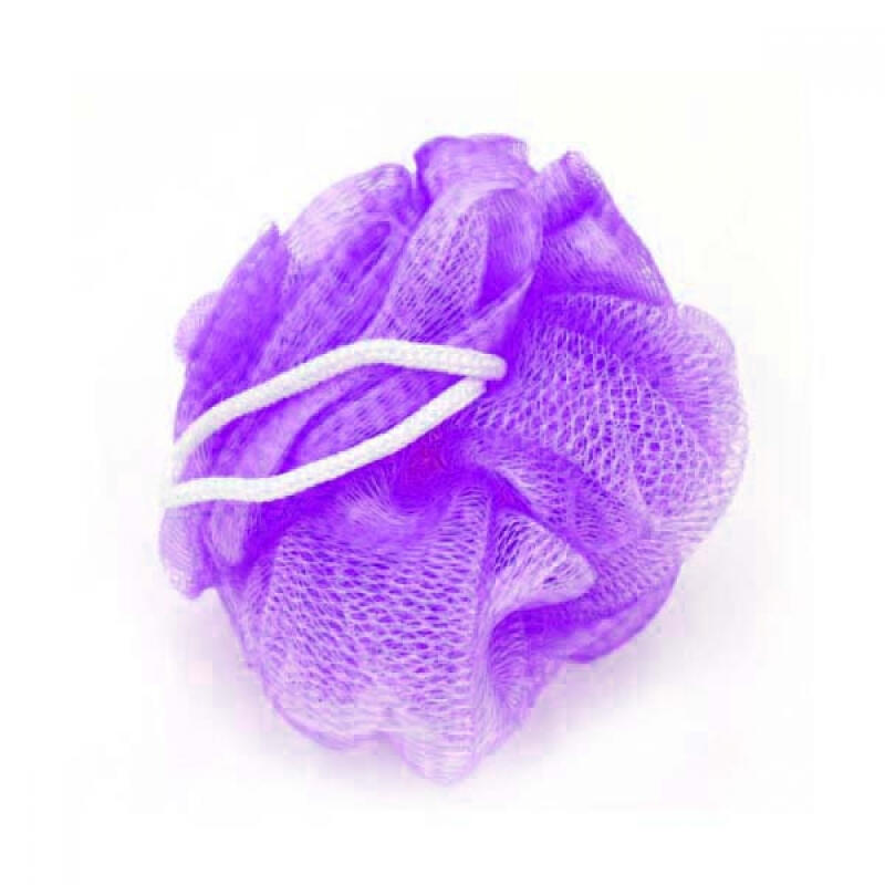 Цветной мочалка-шар для душа (морщина)