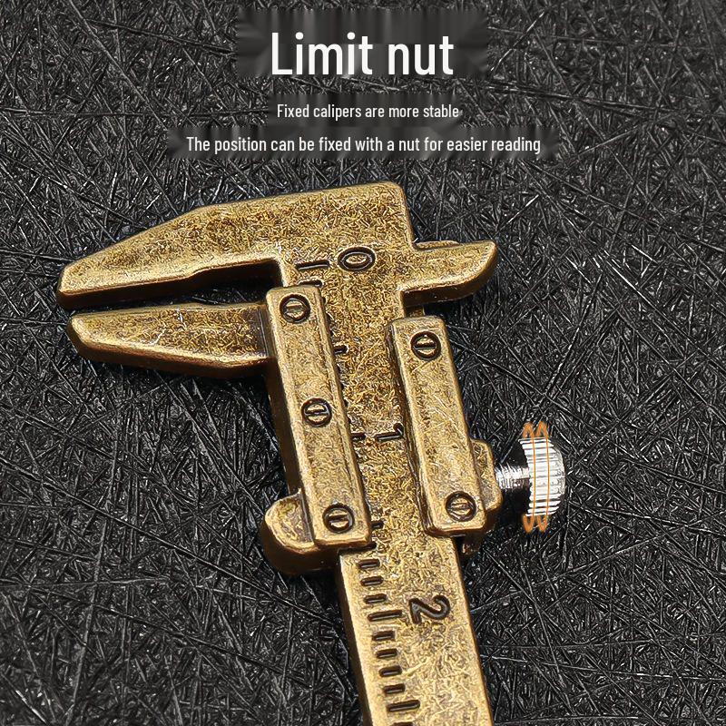 Mini Schmuckschieblehre: Tragbares Anhänger-Messwerkzeug