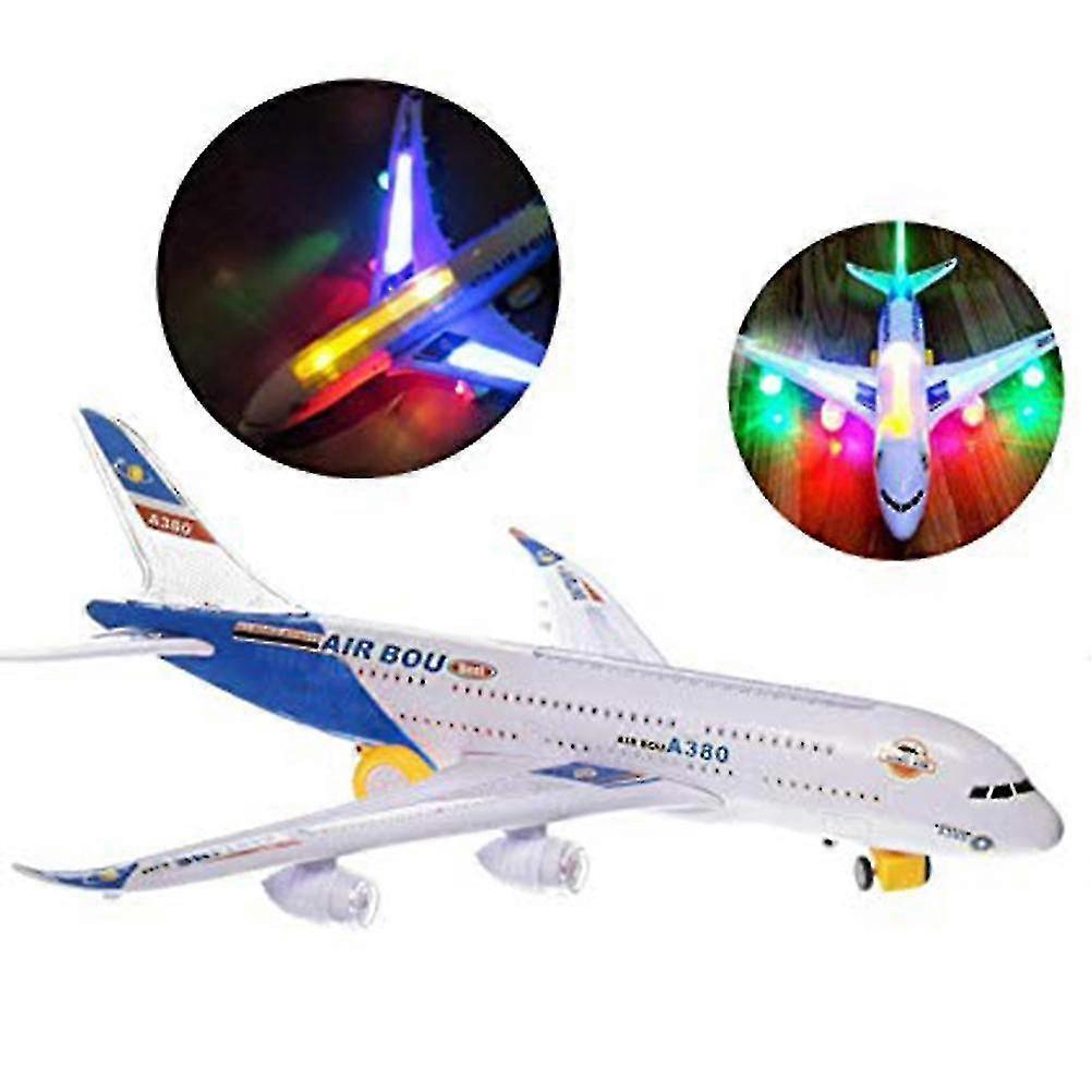 Electric Kids Action Toy Airplane Plane With Lights And Sounds Toy Planes For Boys And Girls-m.3837