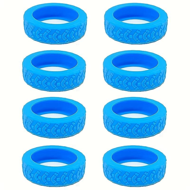 8pcs Silicone Wheel Covers - Luggage Wheel Protectors, Shockproof Suitcase Wheels Protective Sleeves, Noise Reduction Travel Accessories