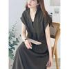 Japanese-Inspired Korean Style Mid-Length Summer Pullover Dress