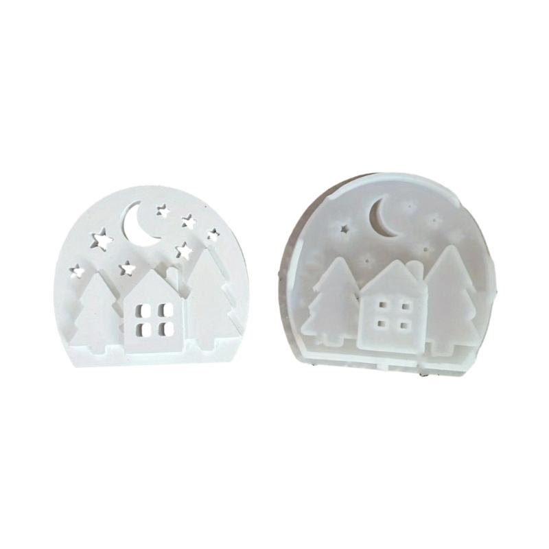 Religious Candle Silicone Mold Multipurpose Silicone Mould Easy Demolding For Candle Holder Soap Christmas Decoration