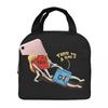 Elements Periodic Table Science Chemistry Chemical Insulated Lunch Bag for Women Kids Portable Food Boxes Thermal Lunch Box Tote
